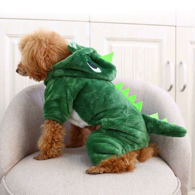 Costumes Cute Dinosaur Dragon Pet Dog Cat Clothes Pet Clothes Display