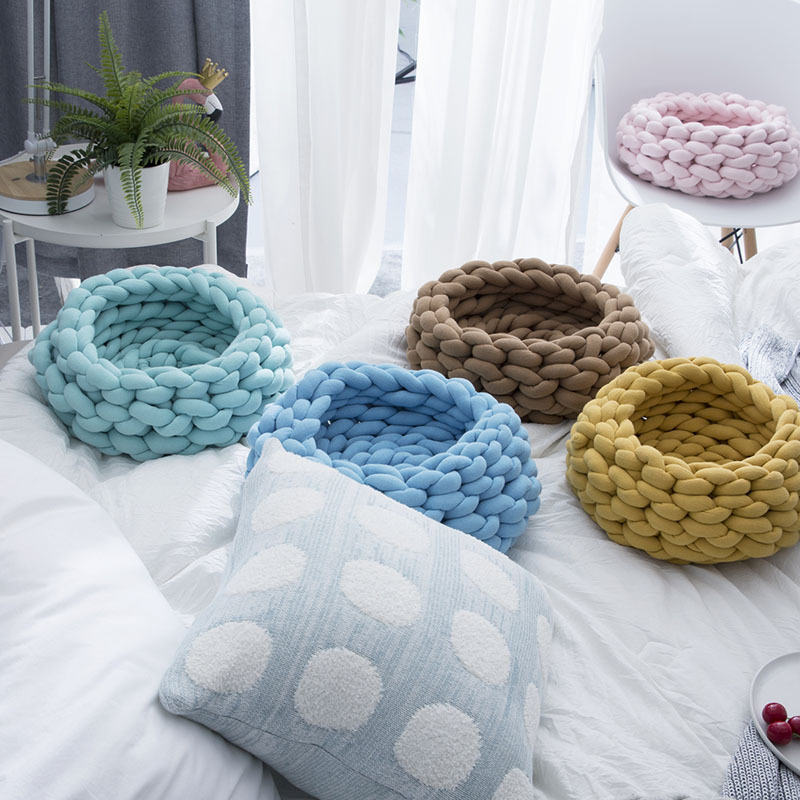 Soft Comfortable High-quality Knitted Pet Bed
